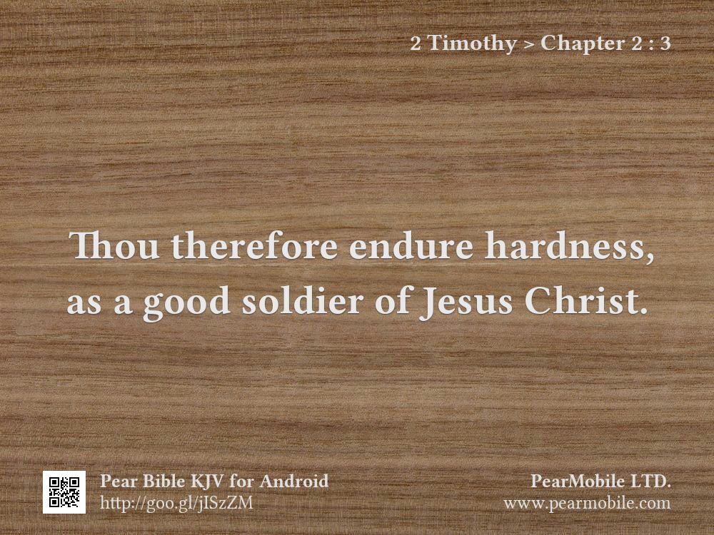 2 Timothy, Chapter 2:3